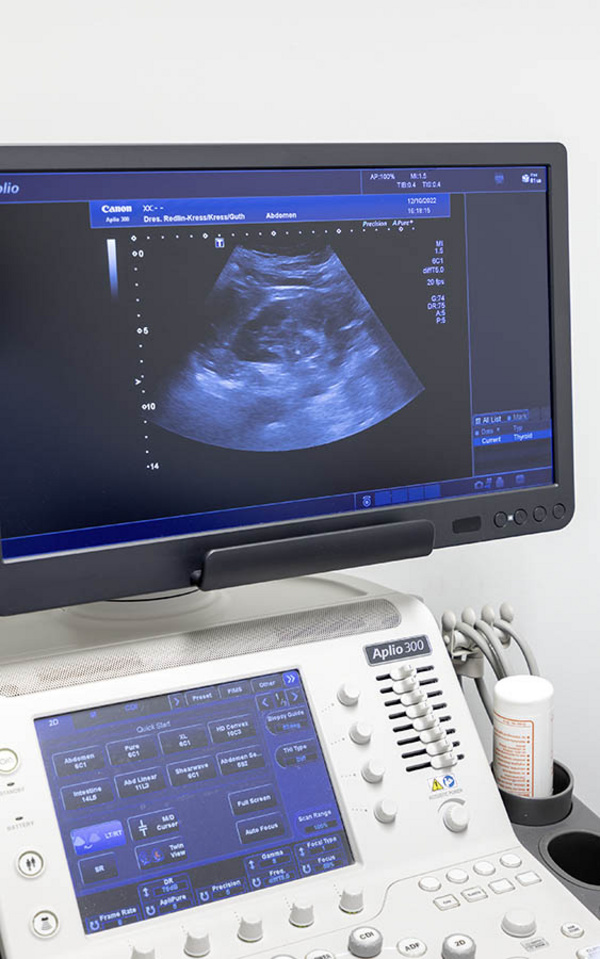 Sonographie, medizinisches Ultraschallgerät