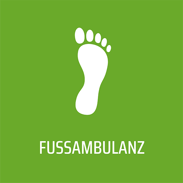 Symbol Fussambulanz
